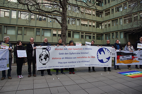 Protest vor HK Prozess