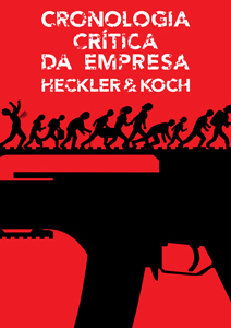 Grafik Jonas Fehlinger zu Heckler und Koch - Kritische Chronik - in Portugisisch